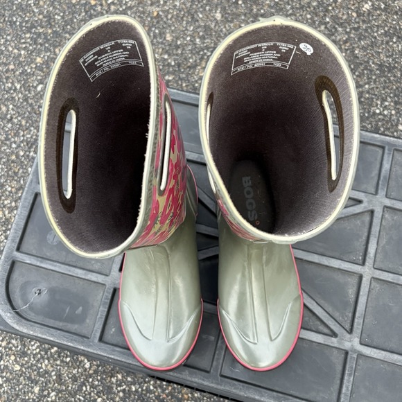 Bogs Women 8 Classic High Boot Floral Winter Boot Rubber Snow Rain Tall - Picture 5 of 11